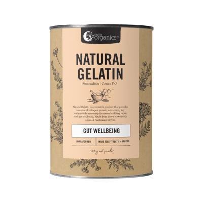 Nutra Organics Natural Gelatin Unflavoured 500g
